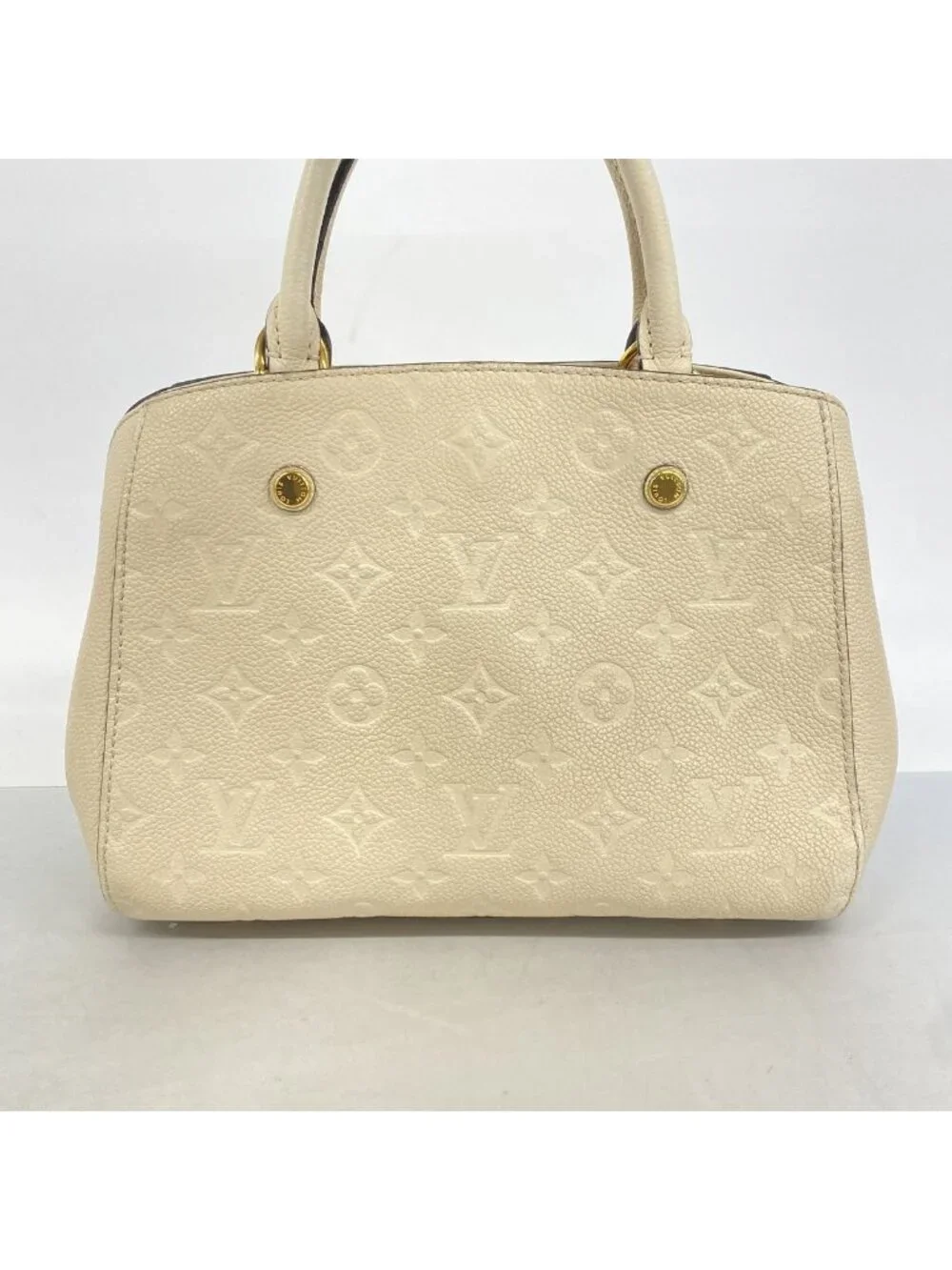 Louis Vuitton Handbag Monogram Empreinte Montaigne BB Cream 2-Way Bag